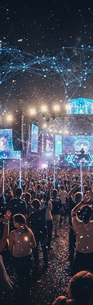 Axess moments concert crowd close-up