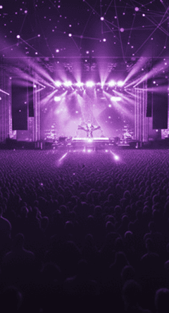 Axess moments night stage crowd